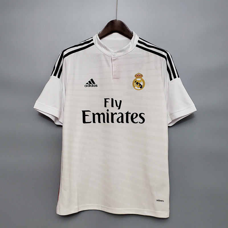 CAMISETA REAL MADRID I 14/15 Masculina RETRÔ - TIENDA DEL JUGADOR