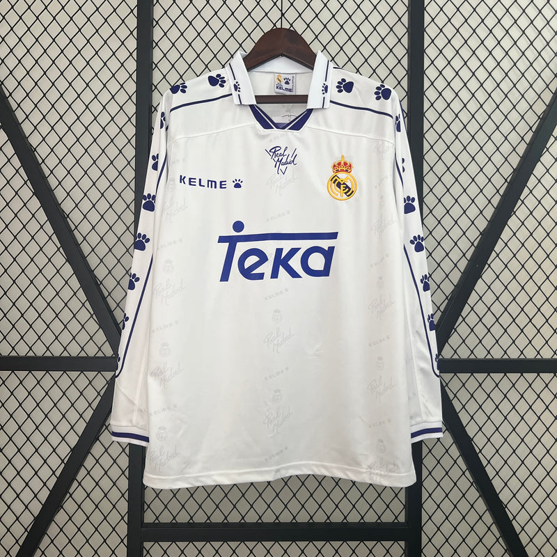 Camisa Real Madrid I 94/96 - Retrô Manga Longa