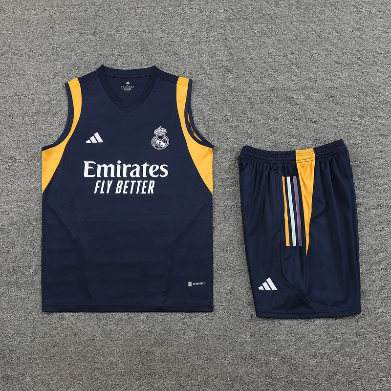 CONJUNTO SIN MANGAS REAL MADRID ENTRENAMIENTO III 23/24 Masculina - TIENDA DEL JUGADOR