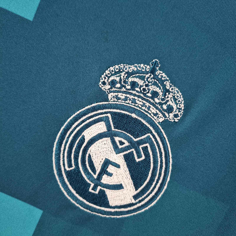 Camisa Real Madrid III 17/18 - Retrô Manga Longa
