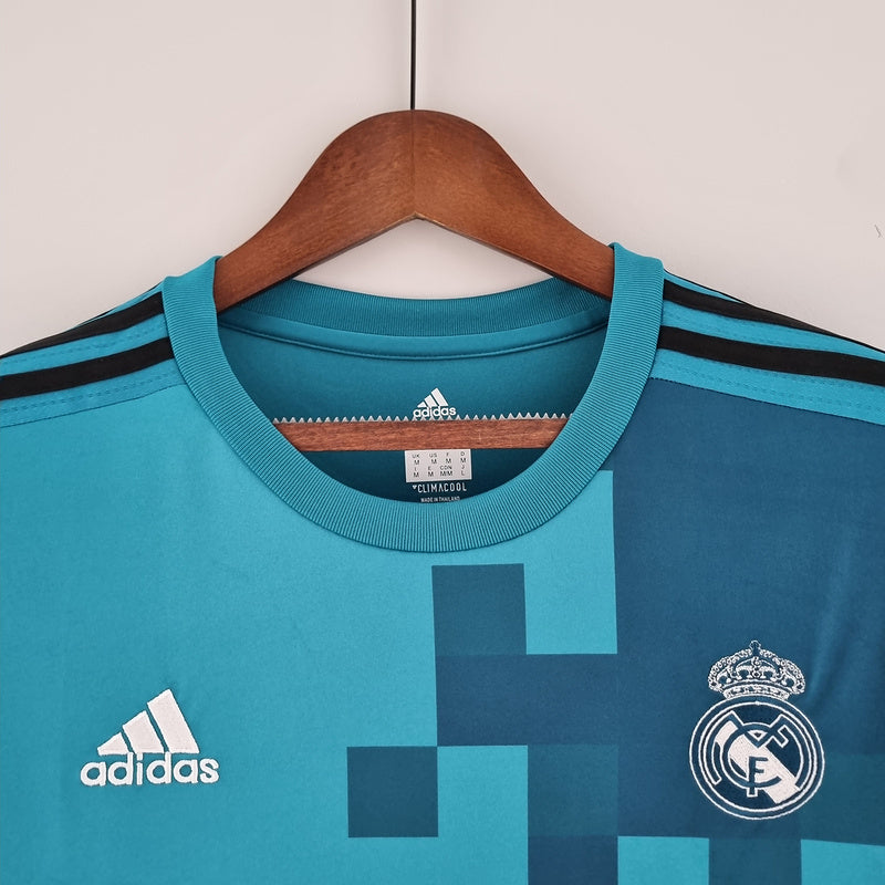 Camisa Real Madrid III 17/18 - Retrô Manga Longa